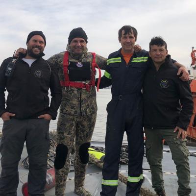 Limpieza de Propulsores en Remolcadores del puerto de Montevideo