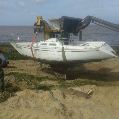 Extracción de Naufragios desde la Costa
